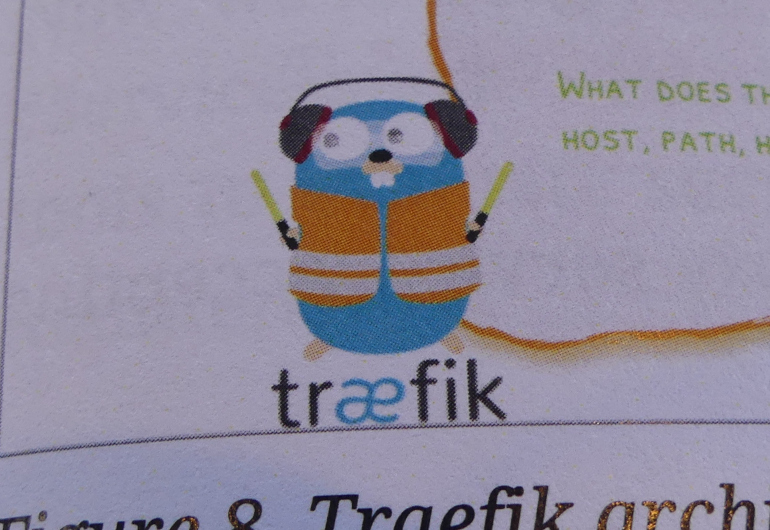 Traefik gopher logo - premium quality